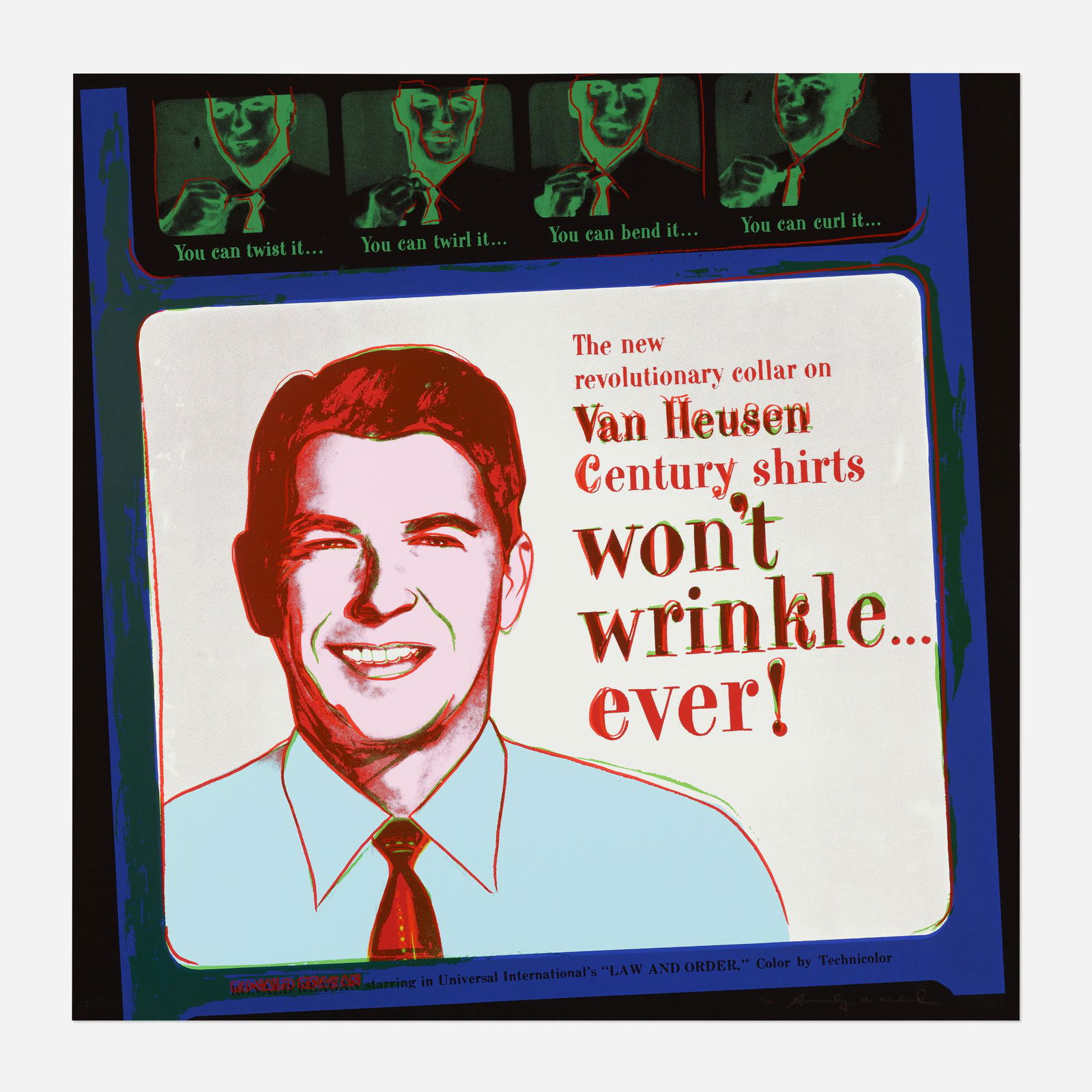 Ads: Van Heusen (Ronald Reagan), 1985