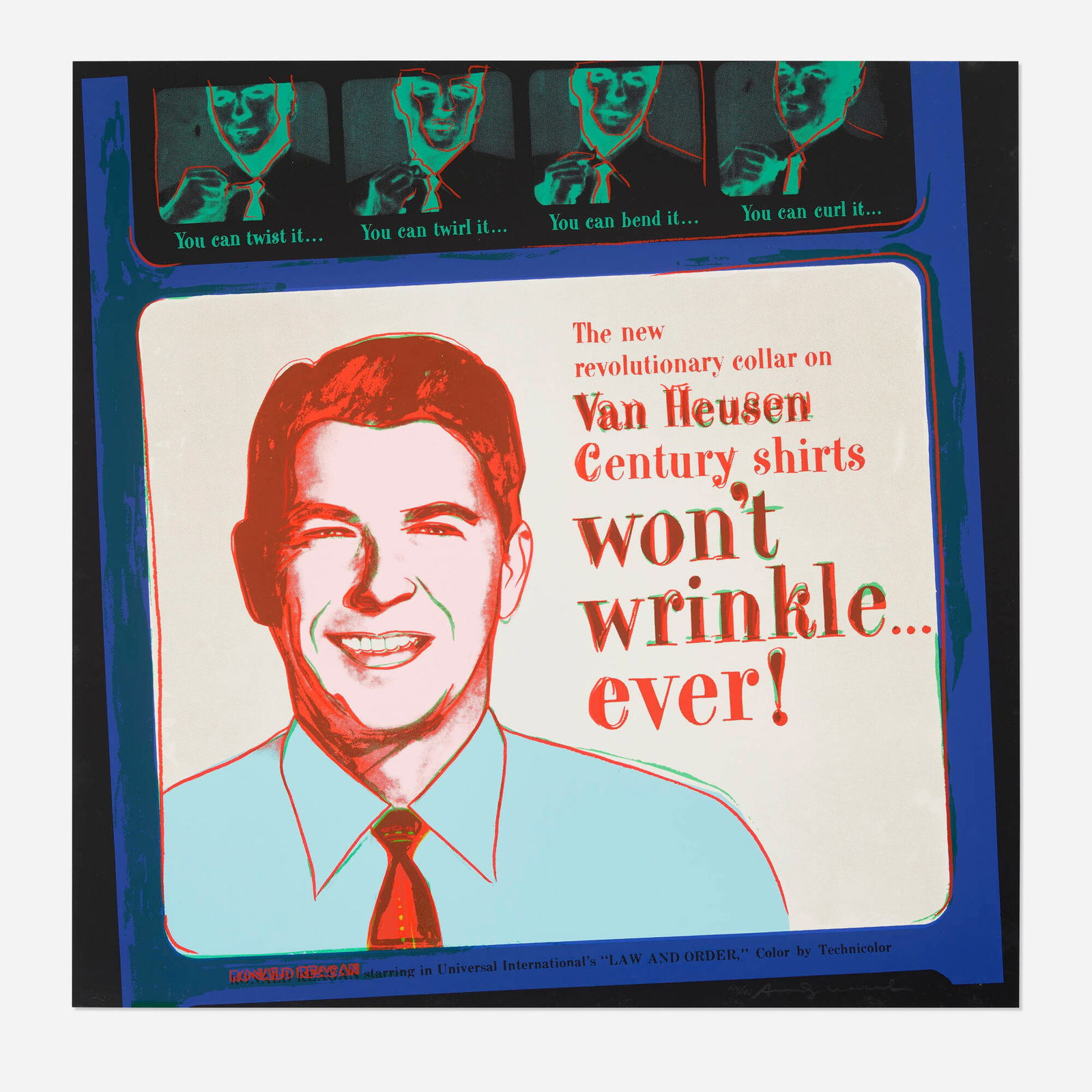 Ads: Van Heusen (Ronald Reagan), 1985