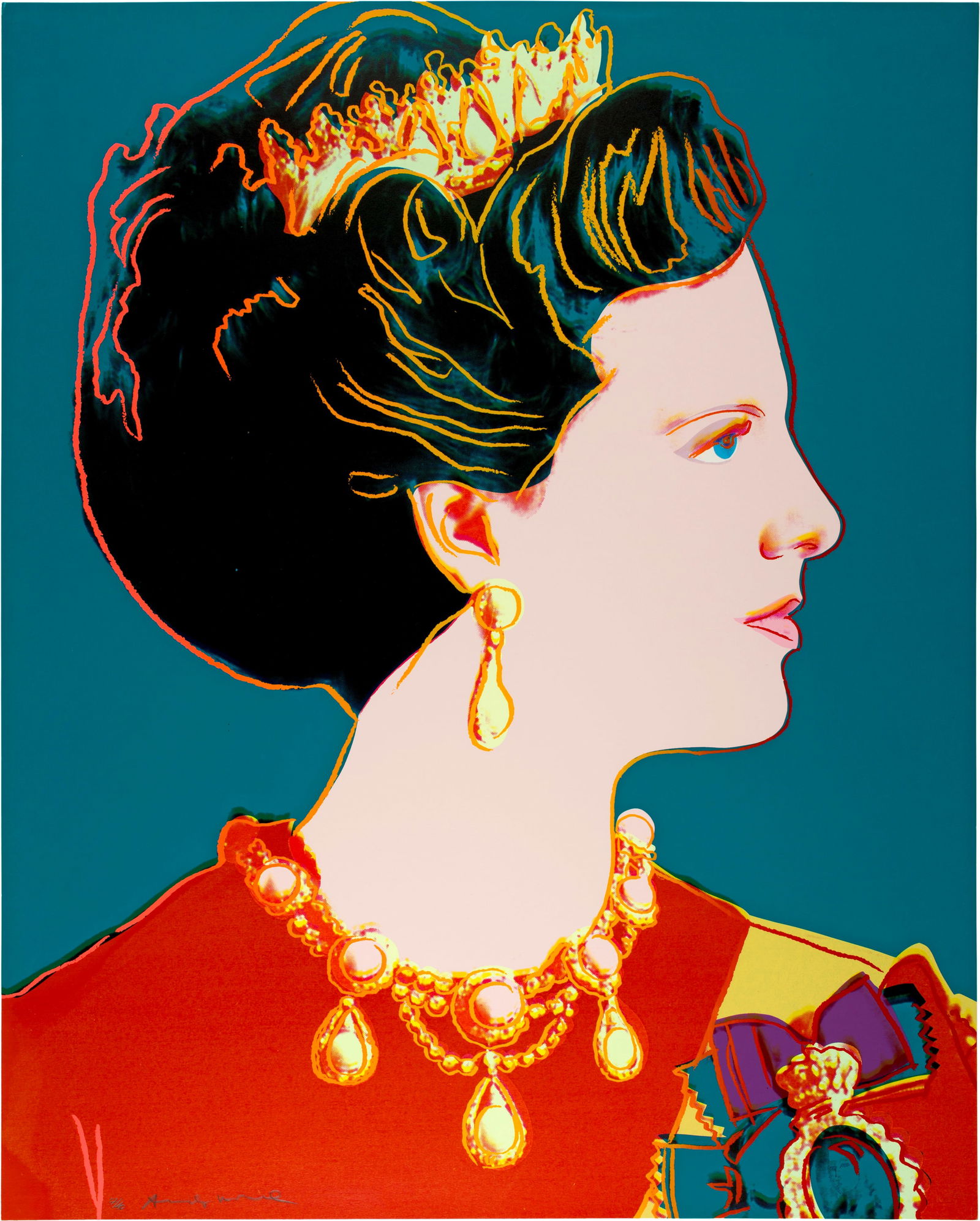 Queen Margrethe II Of Denmark, 1985