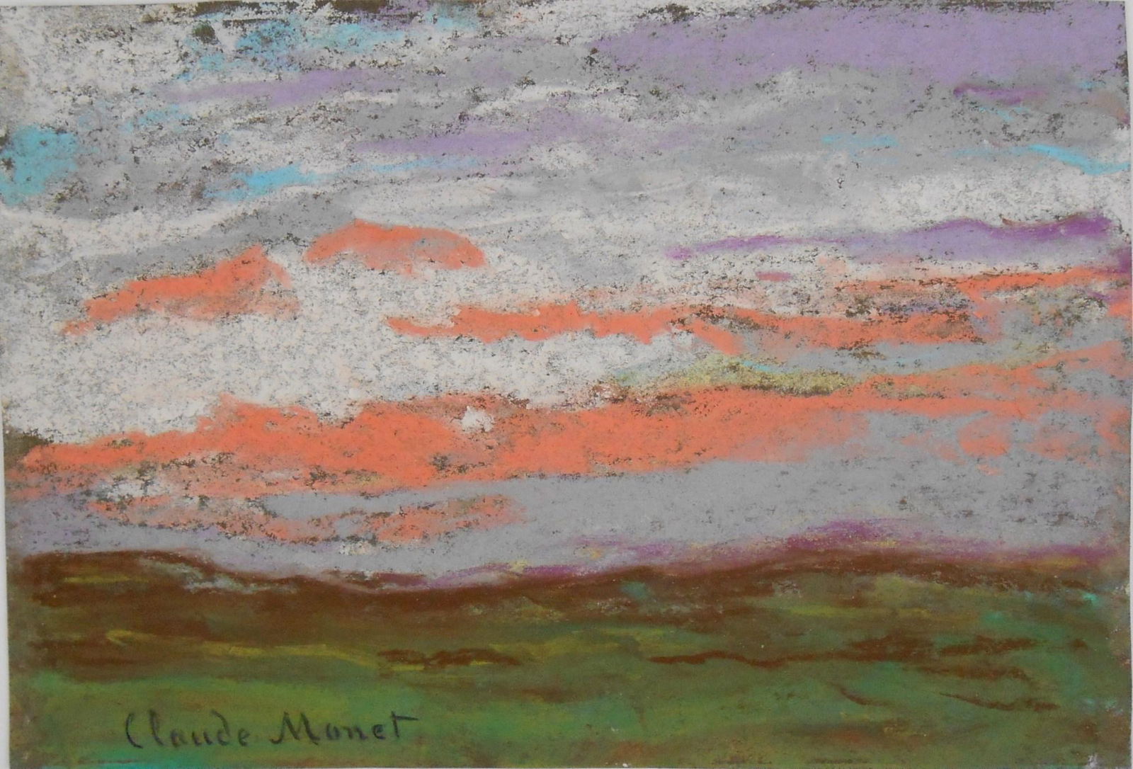 Stack of Wheat (Thaw, Sunset), 1891