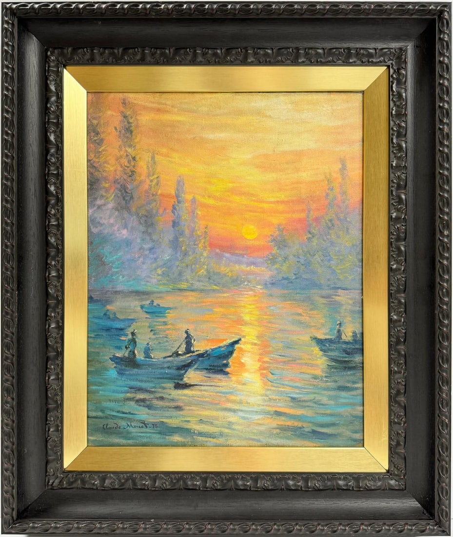 Stack of Wheat (Thaw, Sunset), 1891