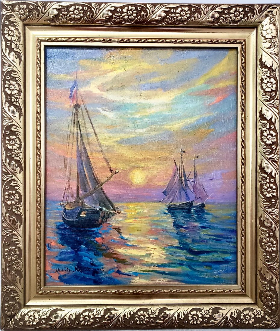 Stack of Wheat (Thaw, Sunset), 1891