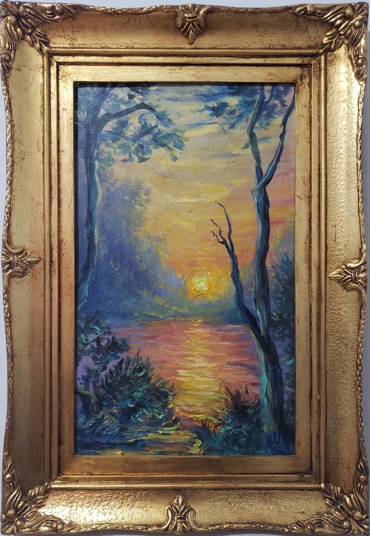 Stack of Wheat (Thaw, Sunset), 1891