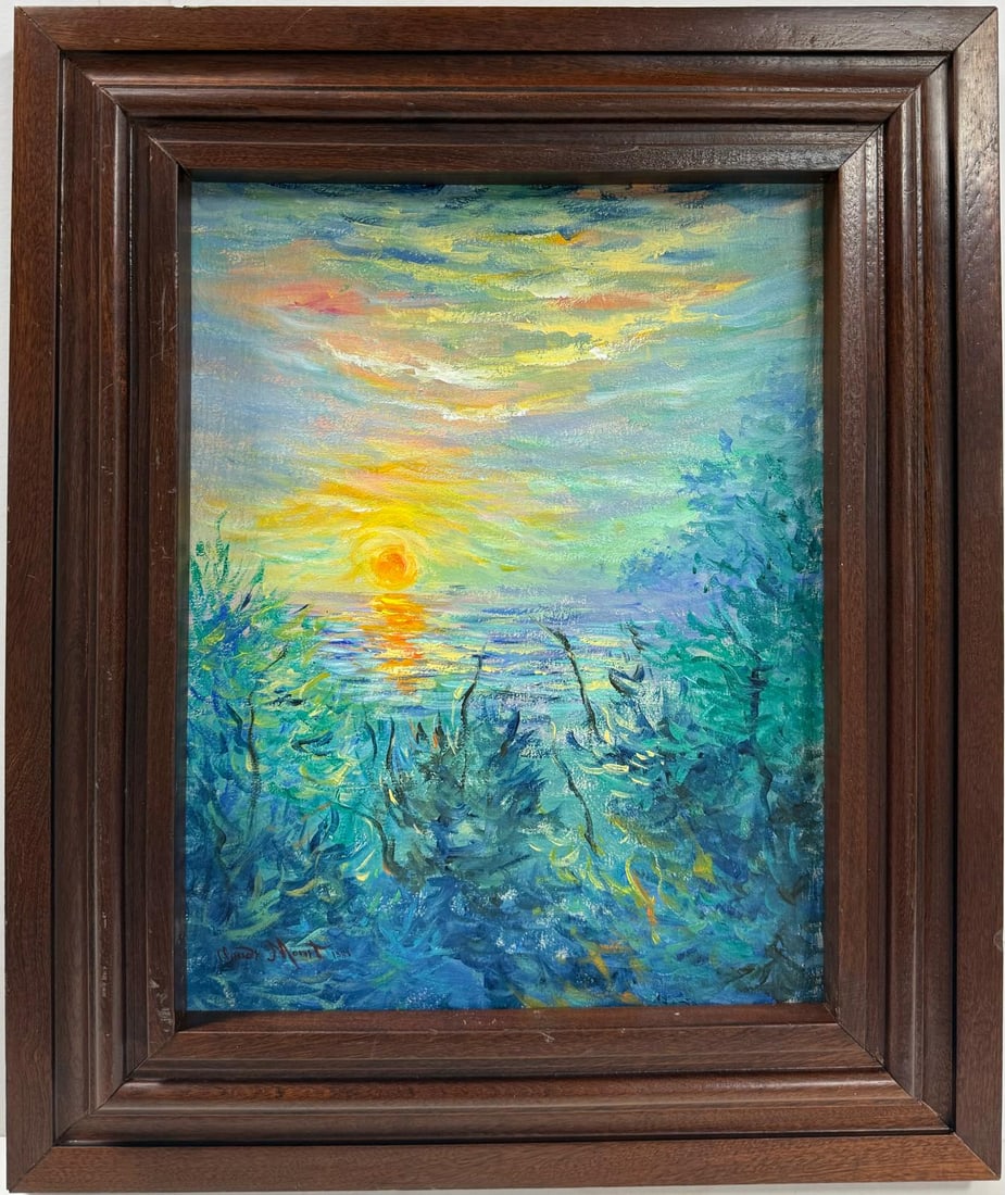 Stack of Wheat (Thaw, Sunset), 1891