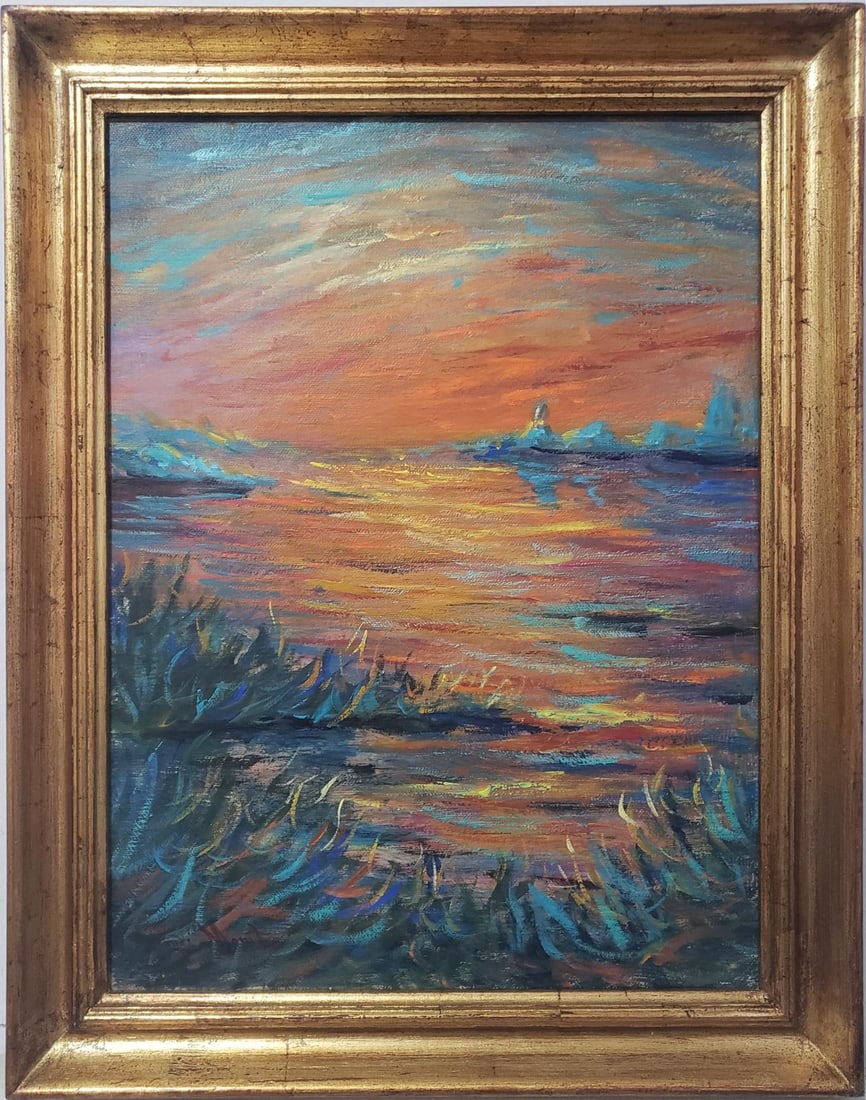 Stack of Wheat (Thaw, Sunset), 1891