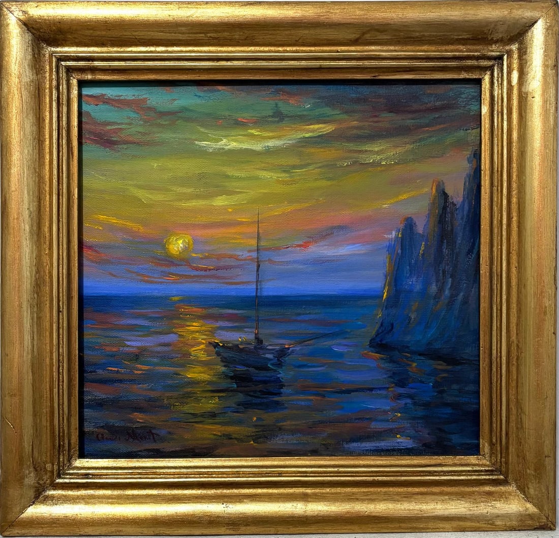 Stack of Wheat (Thaw, Sunset), 1891