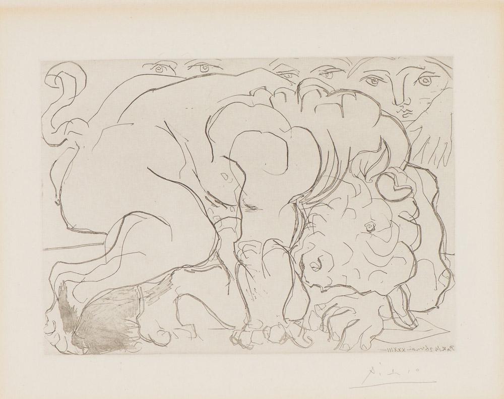 Minotaur is wounded, 1933
